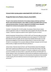 PURE LOOP Press Release (PDF)